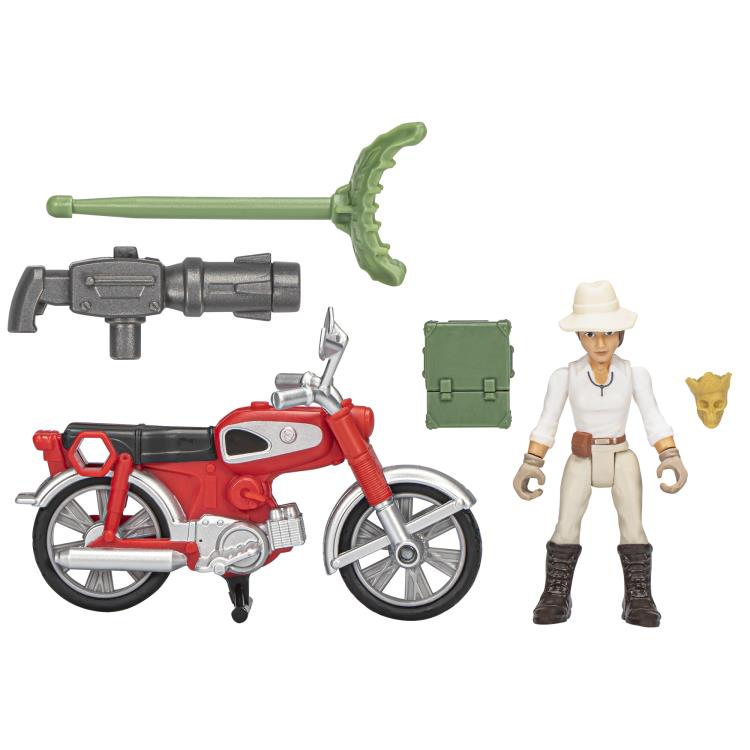Indiana Jones Worlds of Adventure Helena Shaw with Motorcycle Action Figure Set Gallery Image 10