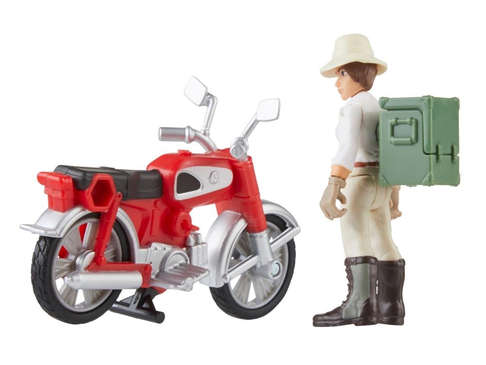 Indiana Jones Worlds of Adventure Helena Shaw with Motorcycle Action Figure Set Gallery Image 6