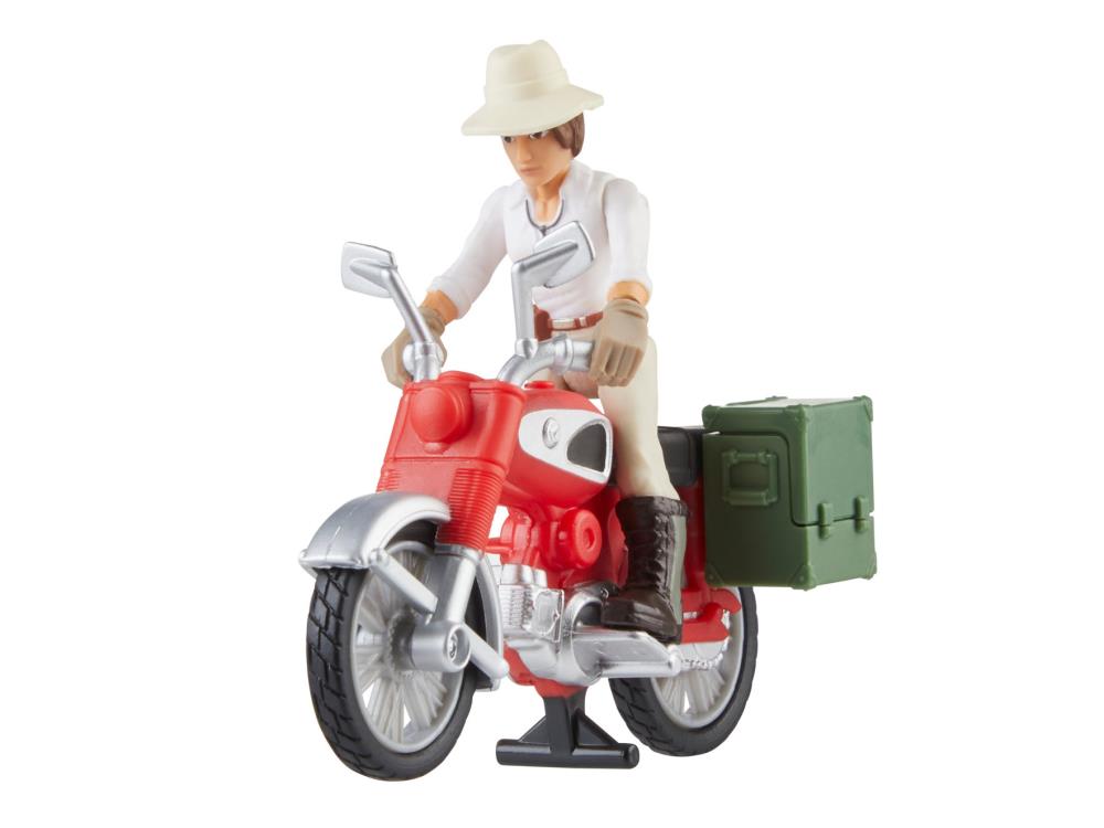 Indiana Jones Worlds of Adventure Helena Shaw with Motorcycle Action Figure Set Gallery Image 3