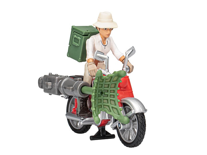 Indiana Jones Worlds of Adventure Helena Shaw with Motorcycle Action Figure Set Gallery Image 1