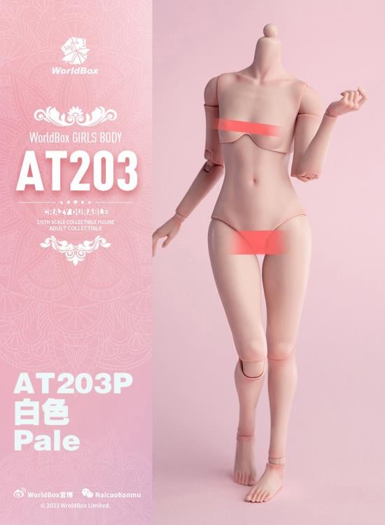 Crazy Durable Female 1/6 Scale Body (AT203P - Pale) Gallery Image 3