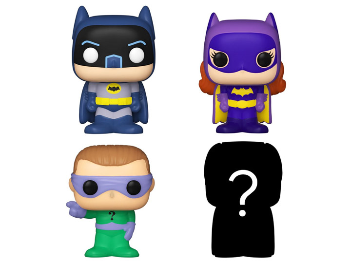 DC Comics Bitty Pop! Batman 1966 Four-Pack Gallery Image 1