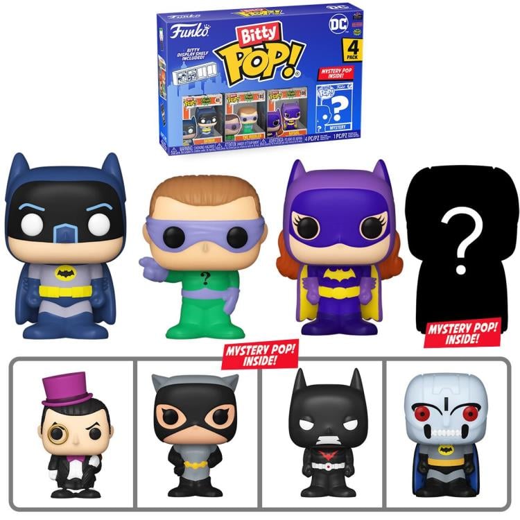 DC Comics Bitty Pop! Batman 1966 Four-Pack Gallery Image 3