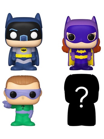 DC Comics Bitty Pop! Batman 1966 Four-Pack Gallery Image 2