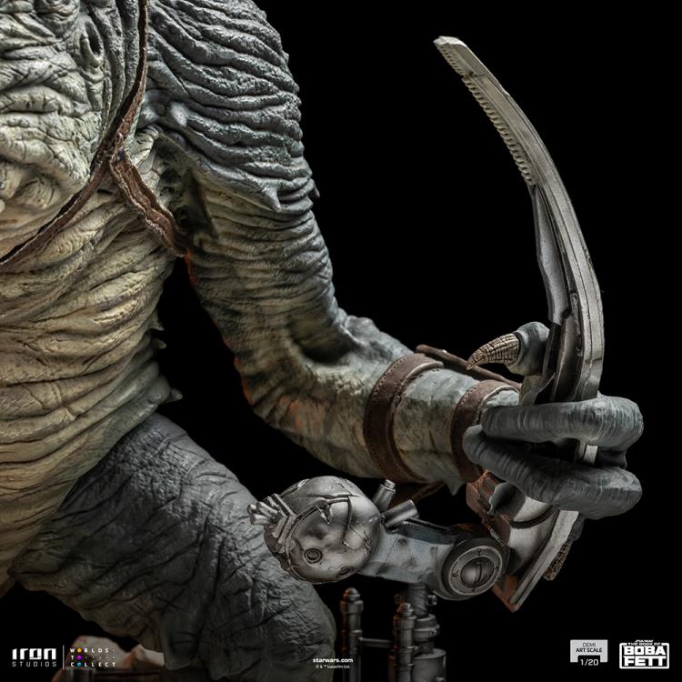 The Book of Boba Fett Boba Fett & Rancor 1/20 Demi Art Scale Limited Edition Statue Gallery Image 9