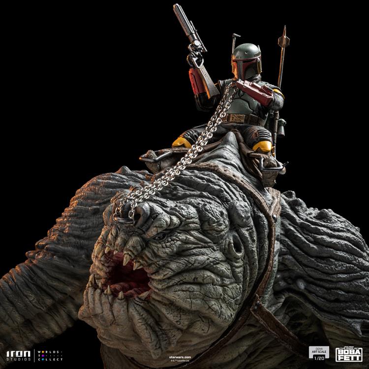 The Book of Boba Fett Boba Fett & Rancor 1/20 Demi Art Scale Limited Edition Statue Gallery Image 10