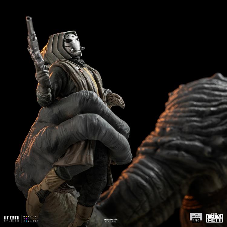 The Book of Boba Fett Boba Fett & Rancor 1/20 Demi Art Scale Limited Edition Statue Gallery Image 14