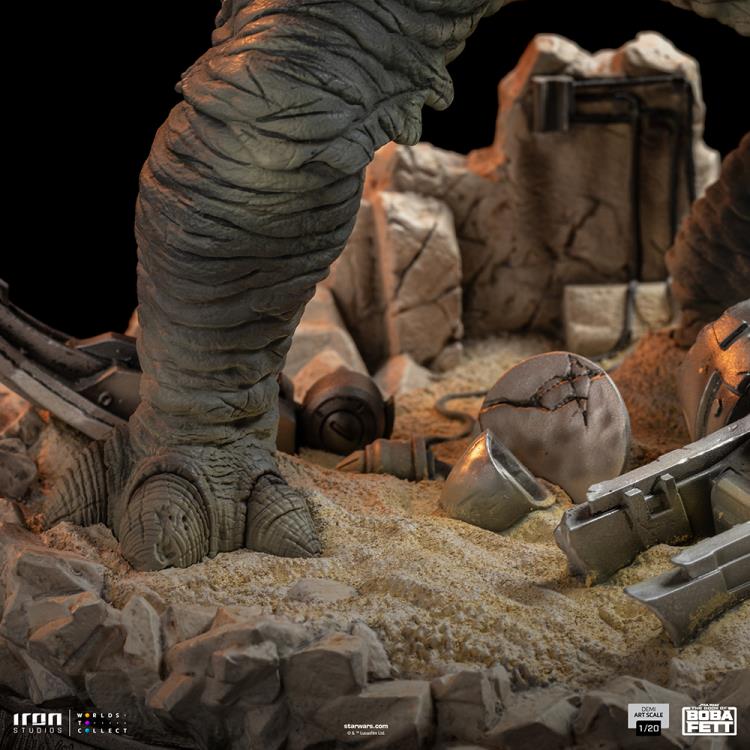 The Book of Boba Fett Boba Fett & Rancor 1/20 Demi Art Scale Limited Edition Statue Gallery Image 13