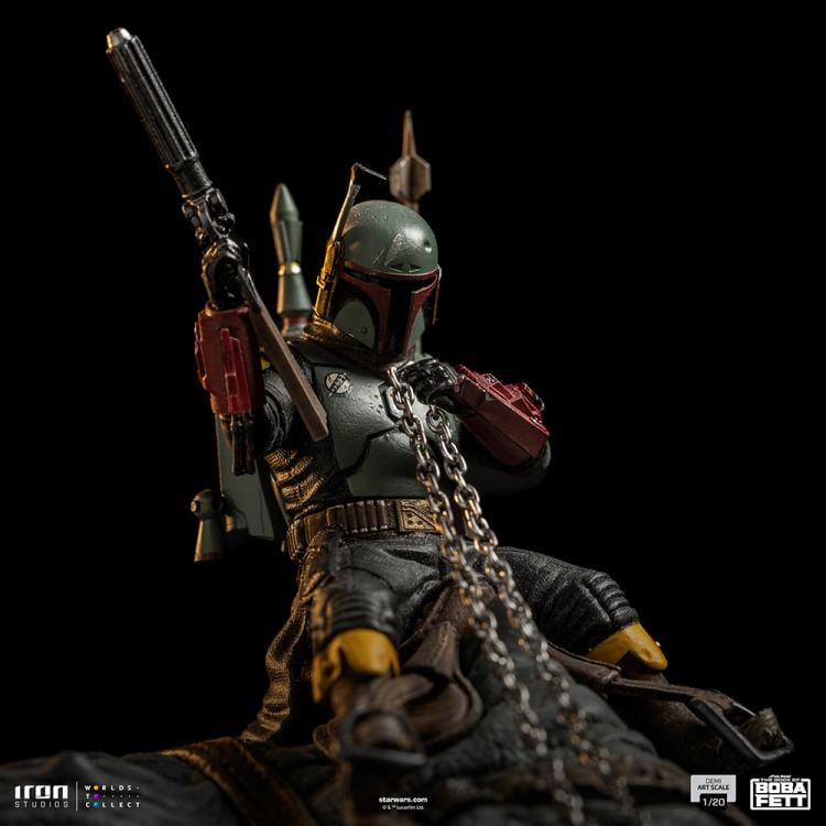 The Book of Boba Fett Boba Fett & Rancor 1/20 Demi Art Scale Limited Edition Statue Gallery Image 16