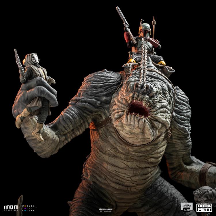 The Book of Boba Fett Boba Fett & Rancor 1/20 Demi Art Scale Limited Edition Statue Gallery Image 11