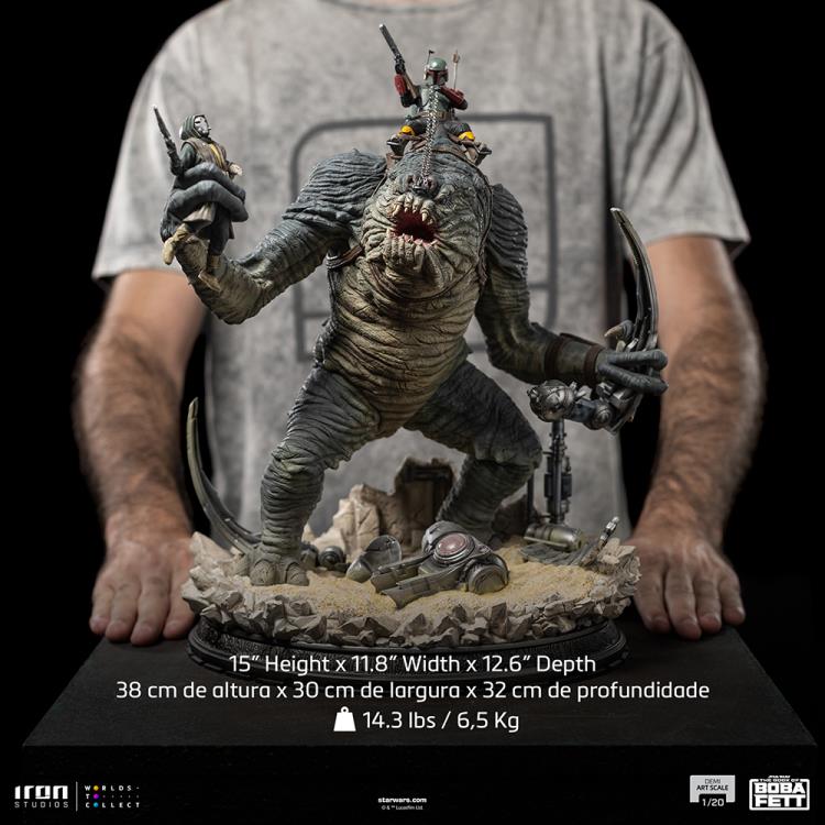 The Book of Boba Fett Boba Fett & Rancor 1/20 Demi Art Scale Limited Edition Statue Gallery Image 20
