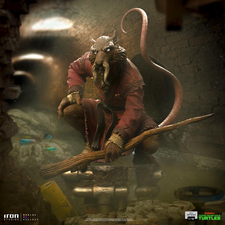 Teenage Mutant Ninja Turtles Battle Diorama Series Splinter 1/10 Art Scale Limited Edition Statue Gallery Image 17