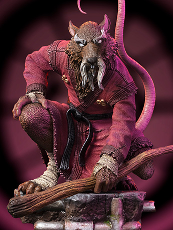 Teenage Mutant Ninja Turtles Battle Diorama Series Splinter 1/10 Art Scale Limited Edition Statue Gallery Image 2