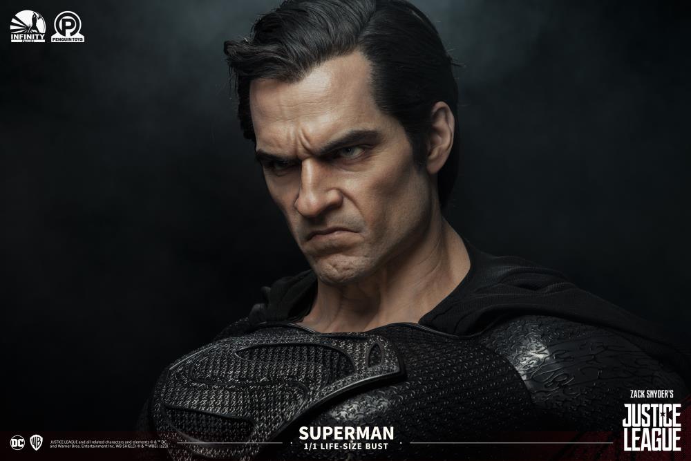 Zack Snyder's Justice League Superman Limited Edition Life-Size Bust Gallery Image 12