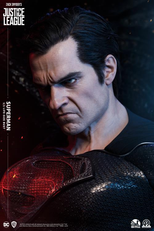 Zack Snyder's Justice League Superman Limited Edition Life-Size Bust Gallery Image 25
