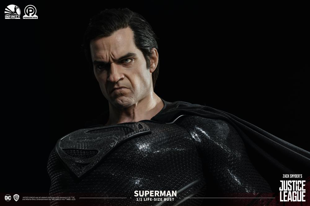 Zack Snyder's Justice League Superman Limited Edition Life-Size Bust Gallery Image 9