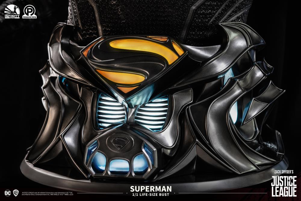 Zack Snyder's Justice League Superman Limited Edition Life-Size Bust Gallery Image 30
