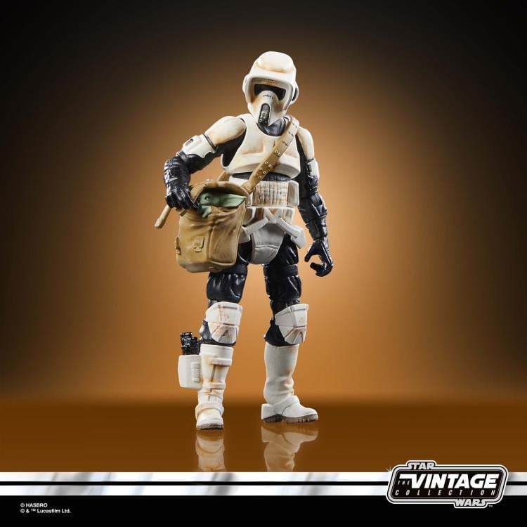 Star Wars: The Vintage Collection Speeder Bike with Scout Trooper & Grogu (The Mandalorian) Gallery Image 8