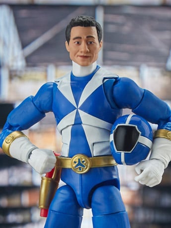 Image of Power Rangers Lightspeed Rescue Lightning Collection Blue Ranger