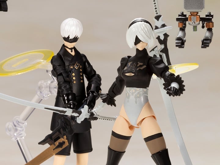 Nier Automata ニーアオートマタ ブリングアーツ 2B 9S セット NieR: Automata 2B & 9S Plastic Model Kit Two-Pack