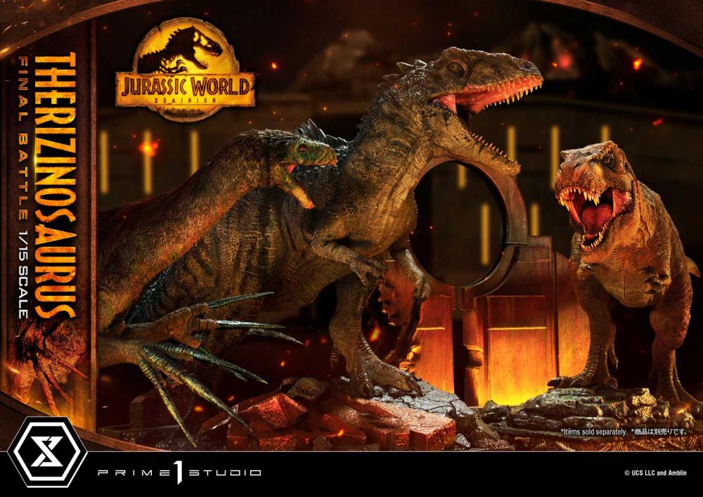 Jurassic World: Dominion Legacy Museum Collection Therizinosaurus Final Battle (Bonus Ver.) Limited Edition 1/15 Scale Diorama Gallery Image 51