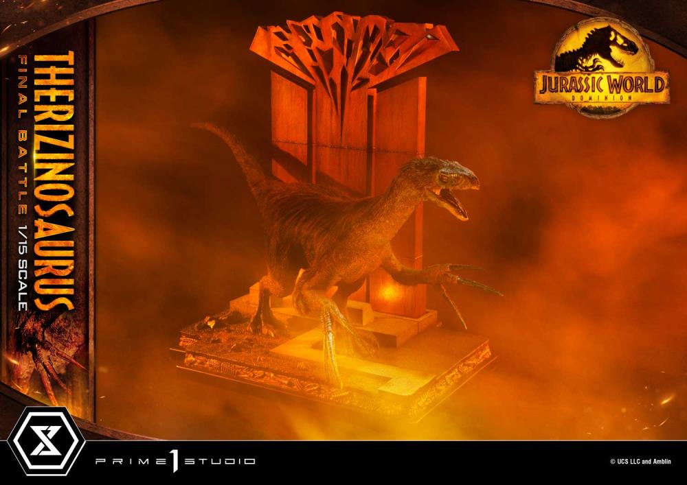 Jurassic World: Dominion Legacy Museum Collection Therizinosaurus Final Battle (Bonus Ver.) Limited Edition 1/15 Scale Diorama Gallery Image 12