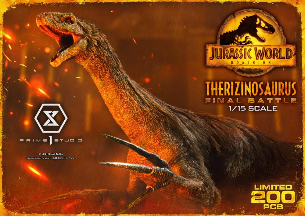 Jurassic World: Dominion Legacy Museum Collection Therizinosaurus Final Battle (Bonus Ver.) Limited Edition 1/15 Scale Diorama Gallery Image 11