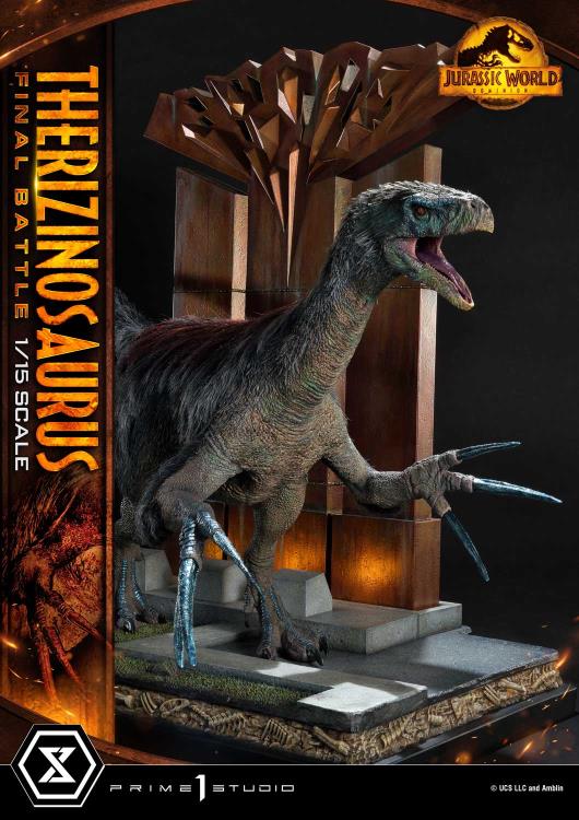 Jurassic World: Dominion Legacy Museum Collection Therizinosaurus Final Battle (Bonus Ver.) Limited Edition 1/15 Scale Diorama Gallery Image 10