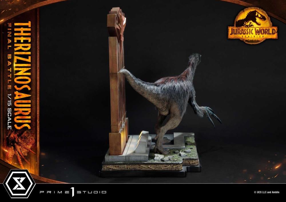 Jurassic World: Dominion Legacy Museum Collection Therizinosaurus Final Battle (Bonus Ver.) Limited Edition 1/15 Scale Diorama Gallery Image 5