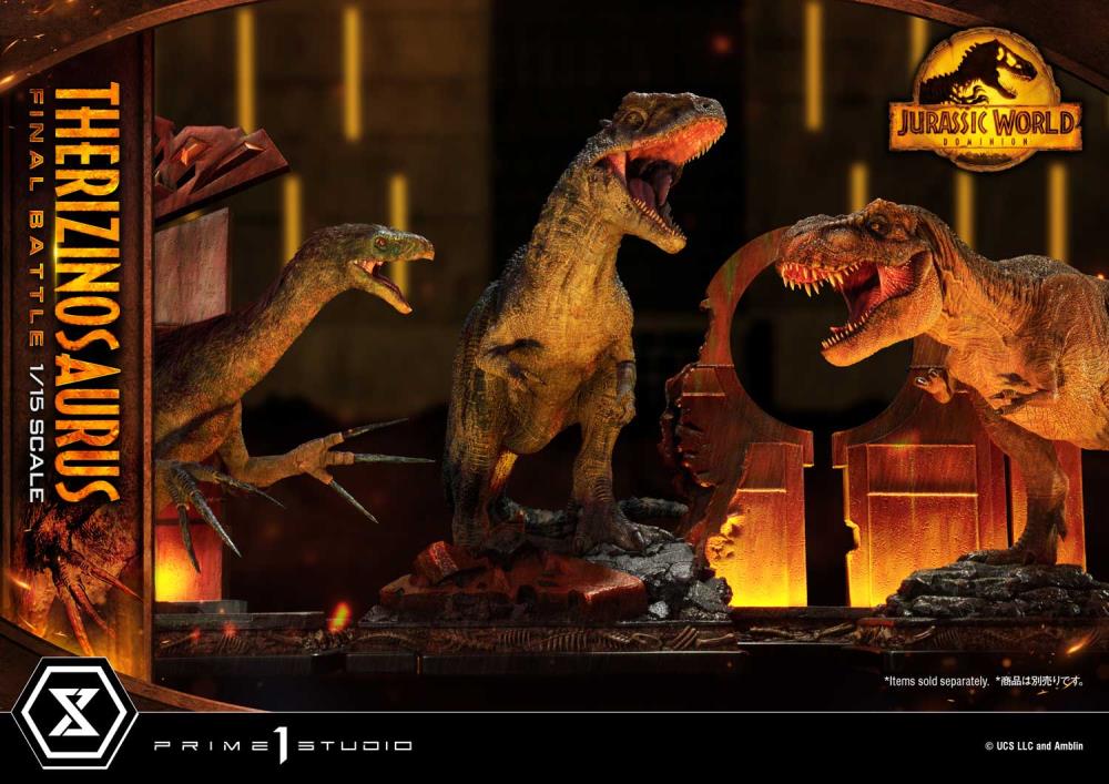 Jurassic World: Dominion Legacy Museum Collection Therizinosaurus Final Battle (Bonus Ver.) Limited Edition 1/15 Scale Diorama Gallery Image 52