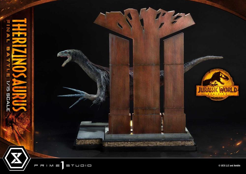 Jurassic World: Dominion Legacy Museum Collection Therizinosaurus Final Battle (Bonus Ver.) Limited Edition 1/15 Scale Diorama Gallery Image 6