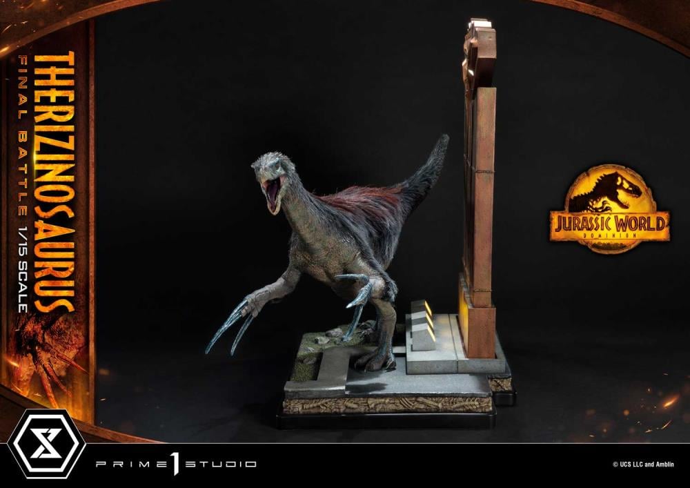 Jurassic World: Dominion Legacy Museum Collection Therizinosaurus Final Battle (Bonus Ver.) Limited Edition 1/15 Scale Diorama Gallery Image 7