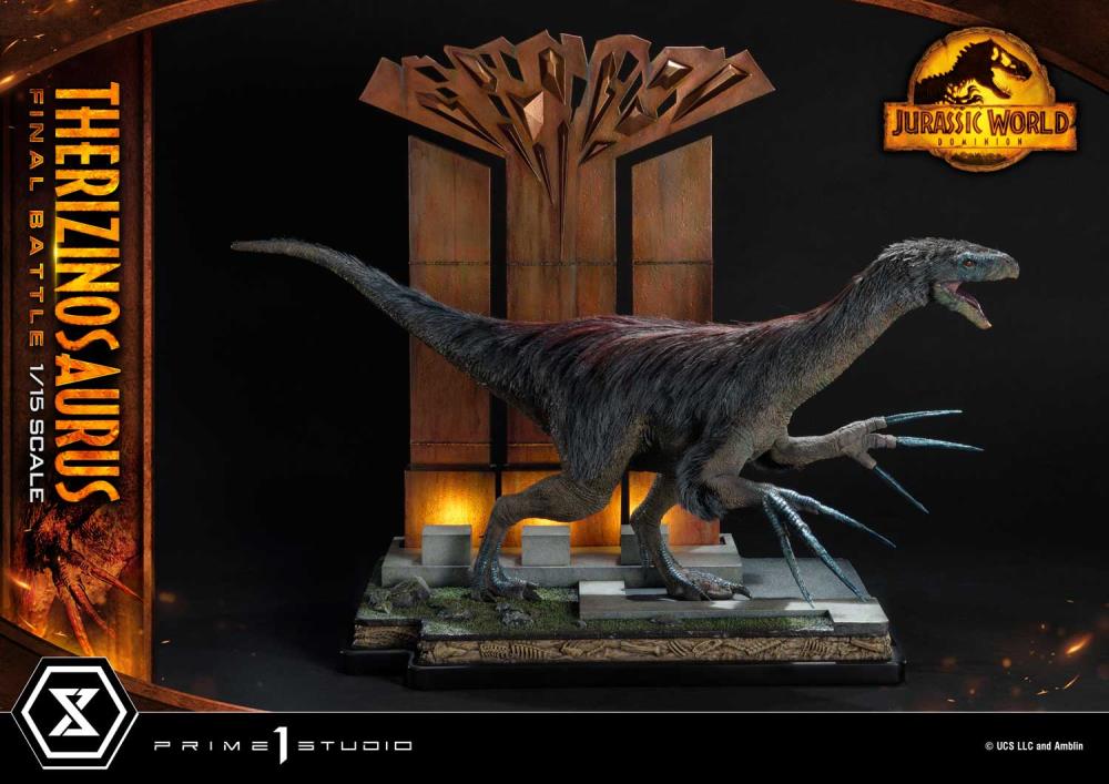 Jurassic World: Dominion Legacy Museum Collection Therizinosaurus Final Battle (Bonus Ver.) Limited Edition 1/15 Scale Diorama Gallery Image 4