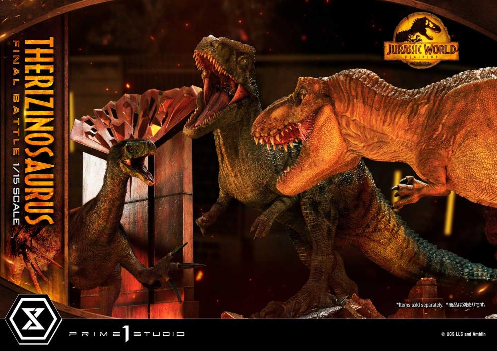 Jurassic World: Dominion Legacy Museum Collection Therizinosaurus Final Battle (Bonus Ver.) Limited Edition 1/15 Scale Diorama Gallery Image 53