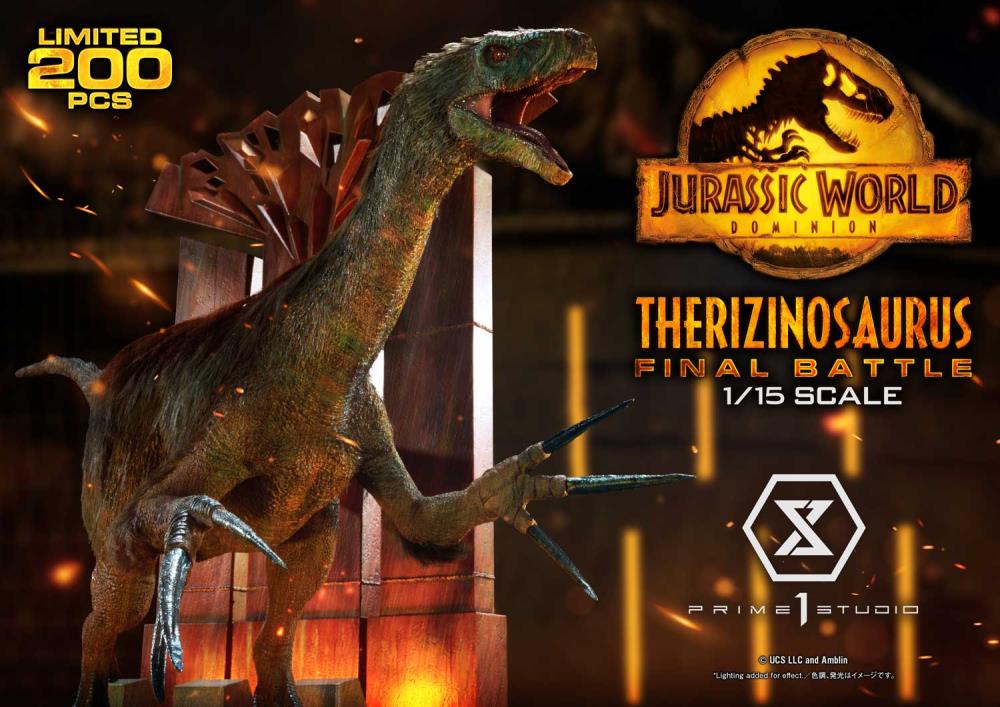 Jurassic World: Dominion Legacy Museum Collection Therizinosaurus Final Battle (Bonus Ver.) Limited Edition 1/15 Scale Diorama Gallery Image 15