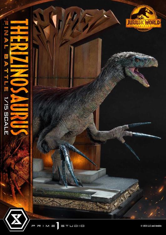 Jurassic World: Dominion Legacy Museum Collection Therizinosaurus Final Battle (Bonus Ver.) Limited Edition 1/15 Scale Diorama Gallery Image 9