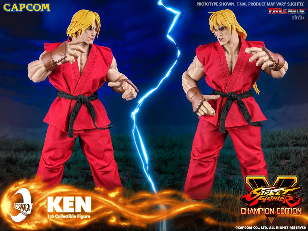 Street Fighter V Iconiq Gaming Series Ken 1/6 Scale Collectible Figure Gallery Image 6
