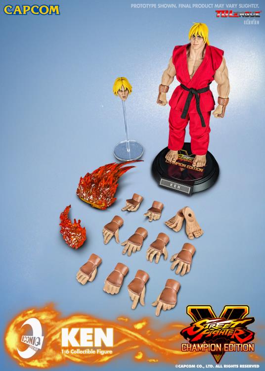Iconiq 1/6 ストリートファイター　ケン Street Fighter V Iconiq Gaming Series Ken 1/6 Scale Collectible Figure