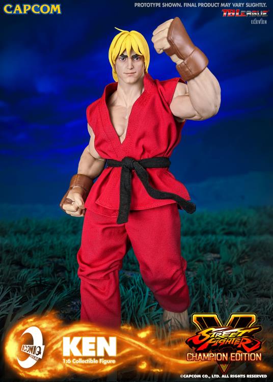 Street Fighter V Iconiq Gaming Series Ken 1/6 Scale Collectible Figure Gallery Image 4
