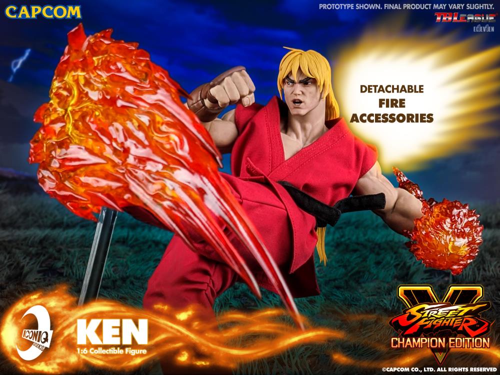 Street Fighter V Iconiq Gaming Series Ken 1/6 Scale Collectible Figure Gallery Image 8