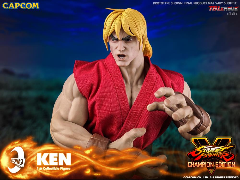 Street Fighter V Iconiq Gaming Series Ken 1/6 Scale Collectible Figure