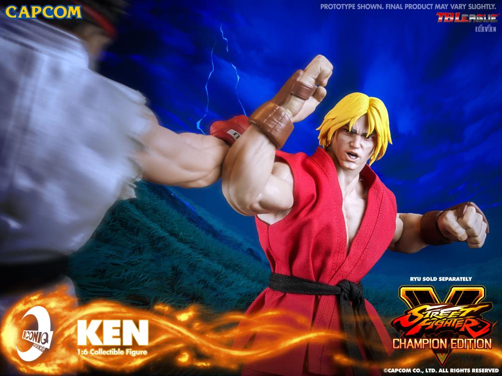 Street Fighter V Iconiq Gaming Series Ken 1/6 Scale Collectible Figure
