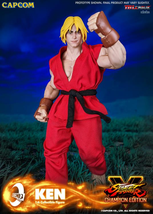 Street Fighter V Iconiq Gaming Series Ken 1/6 Scale Collectible Figure Gallery Image 3