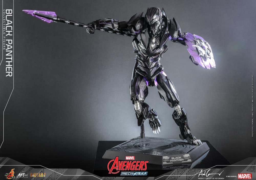 Avengers Mech Strike AC05D55 Black Panther 1/6th Scale Collectible Figure Gallery Image 6