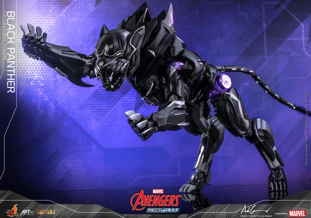 Avengers Mech Strike AC05D55 Black Panther 1/6th Scale Collectible Figure Gallery Image 20