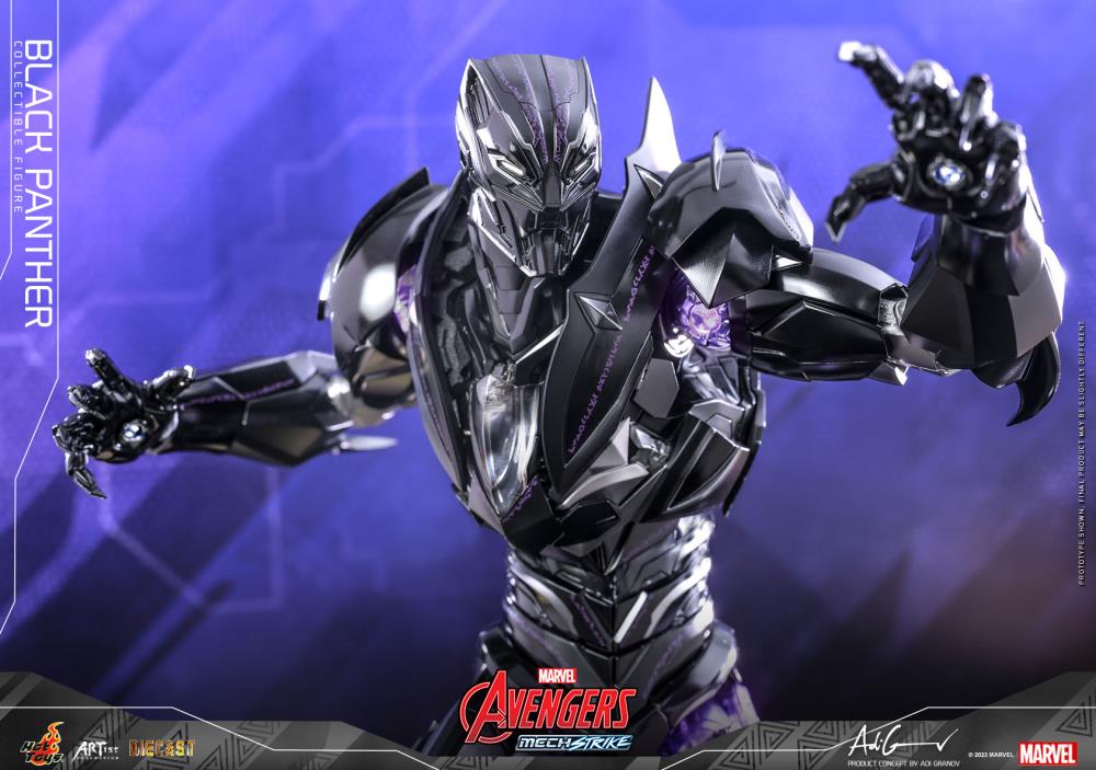 Avengers Mech Strike AC05D55 Black Panther 1/6th Scale Collectible Figure Gallery Image 17
