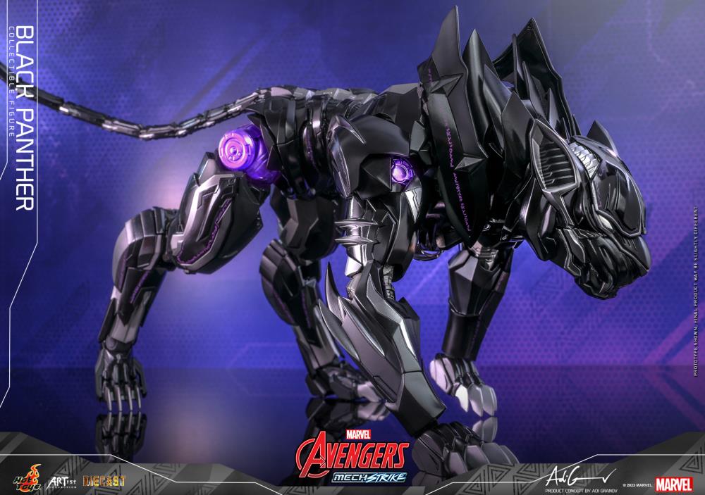 Avengers Mech Strike AC05D55 Black Panther 1/6th Scale Collectible Figure Gallery Image 21