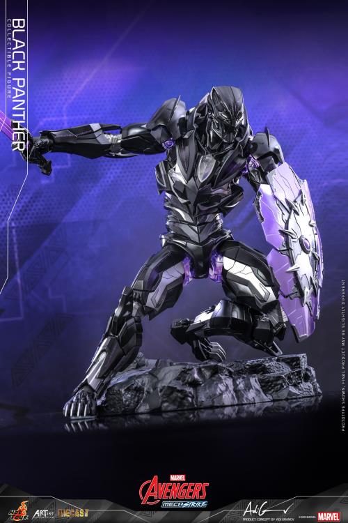 Avengers Mech Strike AC05D55 Black Panther 1/6th Scale Collectible Figure Gallery Image 11