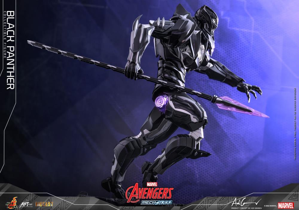 Avengers Mech Strike AC05D55 Black Panther 1/6th Scale Collectible Figure Gallery Image 16