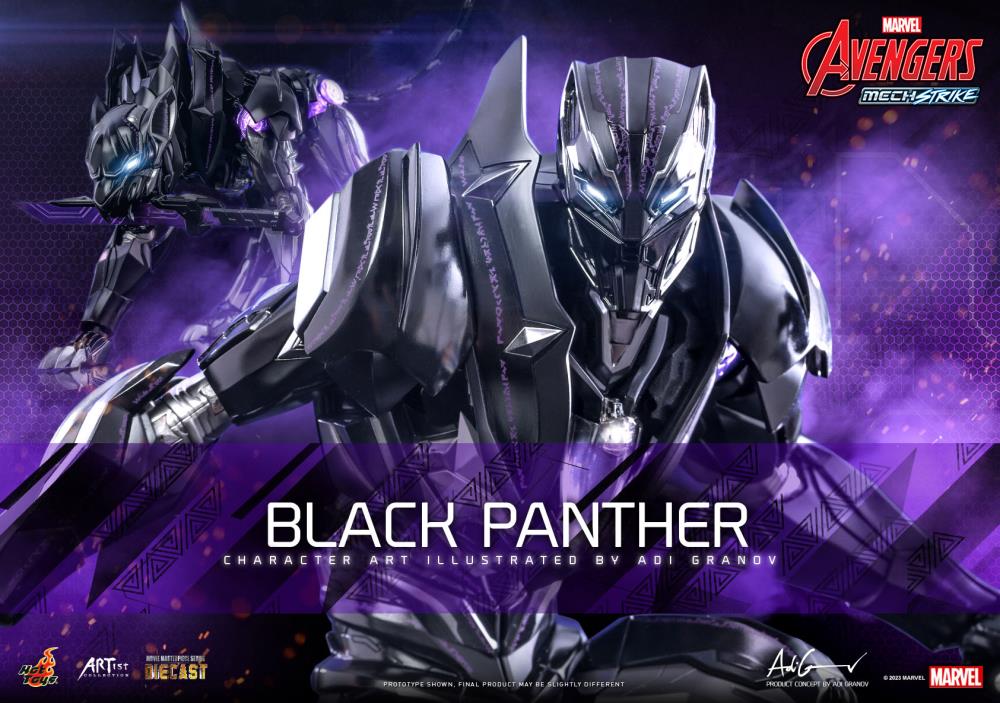 Avengers Mech Strike AC05D55 Black Panther 1/6th Scale Collectible Figure Gallery Image 3